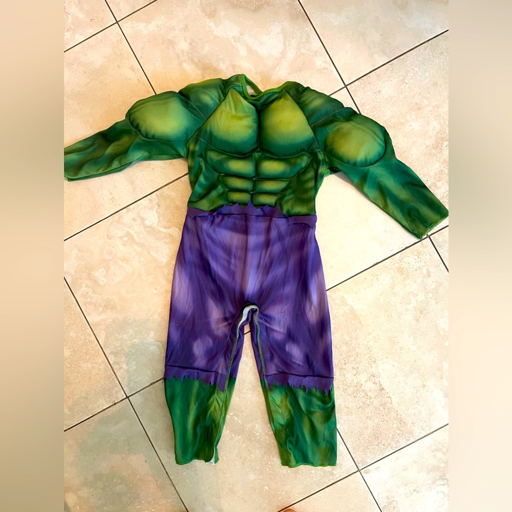 Toddler hulk costume